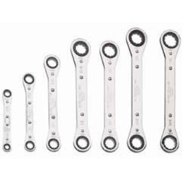 Klein 68222 7-Piece Ratcheting Box Wrench Set