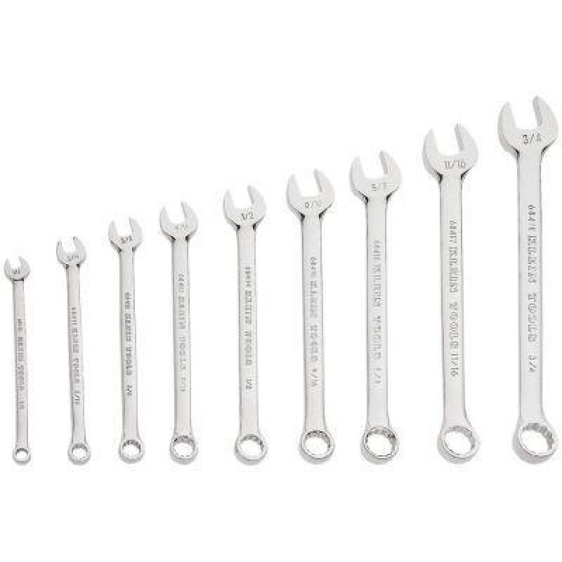 Klein 68402 9-Piece Combination Wrench Set