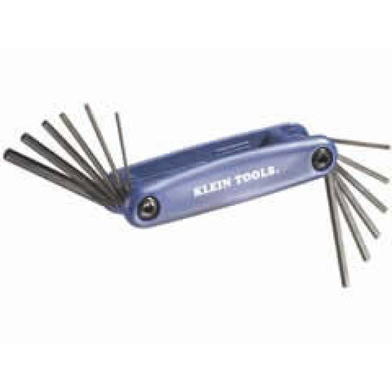 Klein 70573 Grip-It Hex-Set - 6 Inch Sizes and 6 Metric Sizes