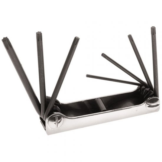 Wylaco Supply Klein Folding Torx Screwdriver Set, 7Piece