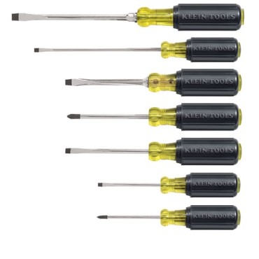 Klein 7 Piece Screwdriver Set w/Pouch