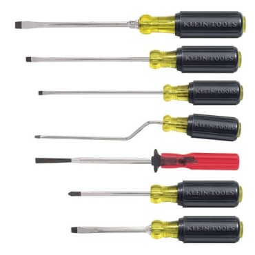 Klein 7 Piece Screwdriver Set w/Pouch