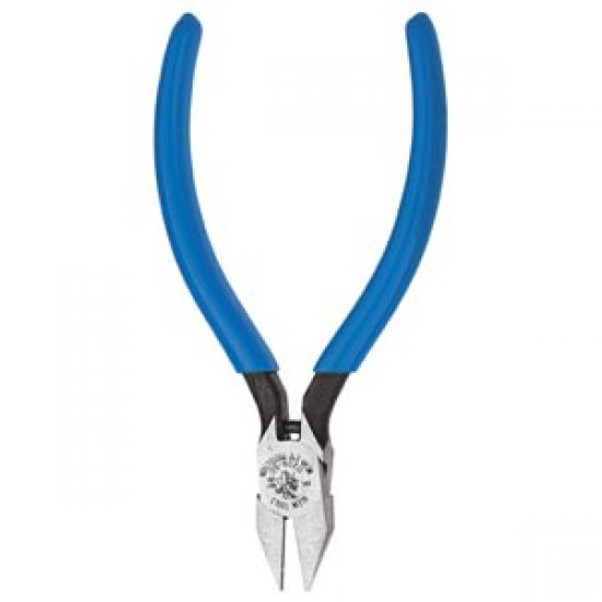 Electronics Pliers, Slim Needle Nose, Spring-Loaded, 4-Inch - D322