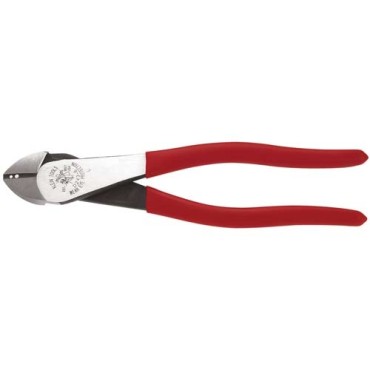 Klein 8" Diagonal-Cutting Pliers, Hi-Leverage, Skinning Holes