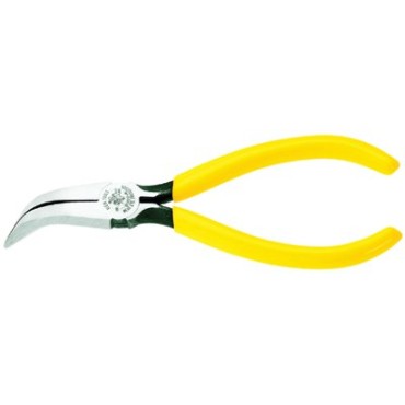 Klein D3026 6-1/4" Curved Long-Nose Pliers