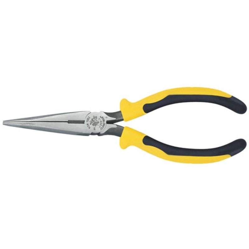 Klein J203-8N 8" Journeyman HD Side Cutting Stripping Long Nose Plier