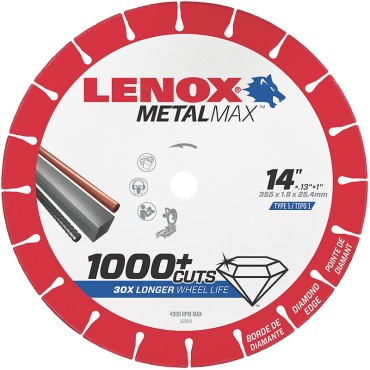 LENOX 1972929 14X1 CUTOFF WHEEL