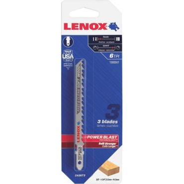 LENOX 1990847 3PK 6T JIG BLADE