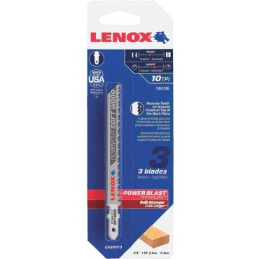 LENOX 1991386 3PK 10T JIG BLADE     