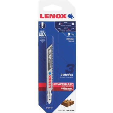 LENOX 1991406 3PK 6T JIG BLADE      