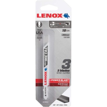 LENOX 1991565 3PK 18T JIG BLADE     