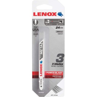 LENOX 1991571 3PK 24T JIG BLADE     