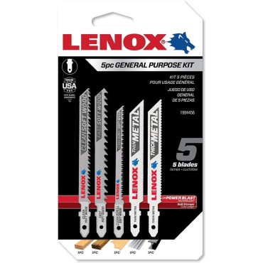 LENOX 1994456 5PC T JIG BLADE SET   