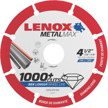 LENOX 1972921 4-1/2X7/8 CUTOFFWHEEL