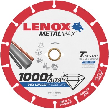 LENOX 1972924 7X7/8 CUTOFF WHEEL