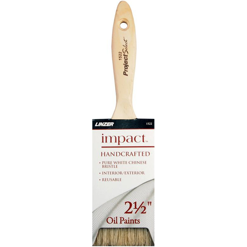 Linzer 1522-2.5 WHT BRISTLE BRUSH