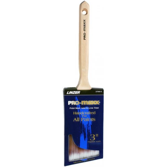 Proform 3 in. Soft Angle Contractor Paint Brush, White C3.0AX