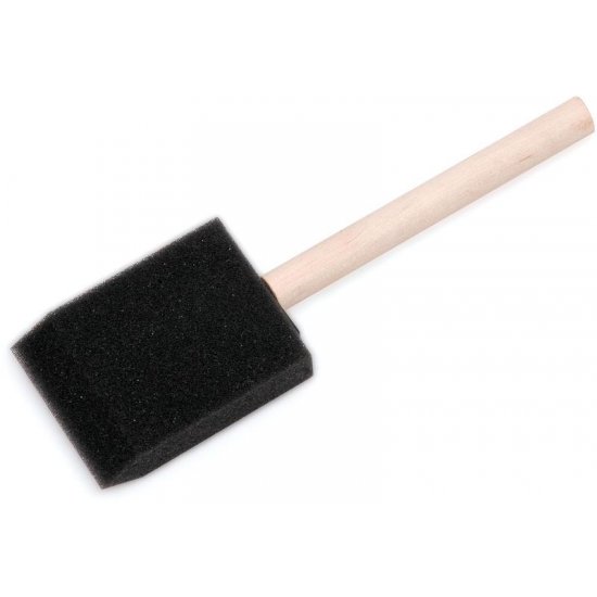 Black Poly Foam Brushes
