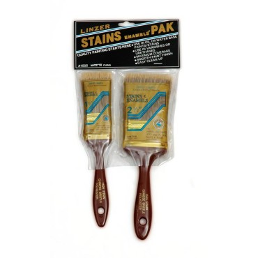 Linzer A1525 2PC STAIN BRUSH SET     