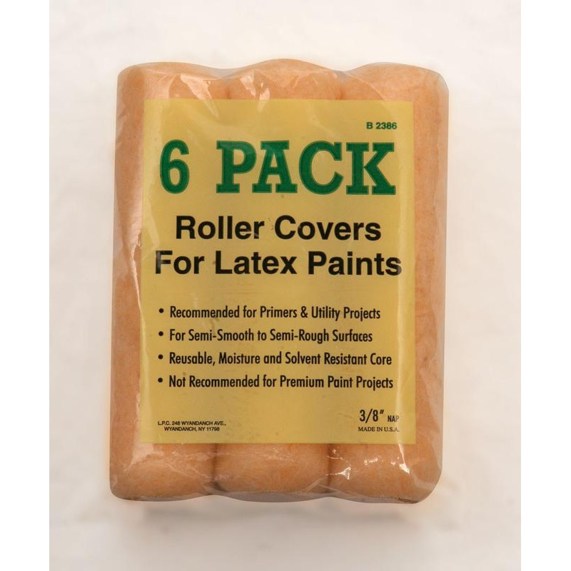 Linzer B2386 6PK 3/8X9 ROLLER COVER  
