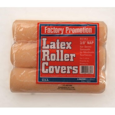 Linzer B2383 3PK 9X3/8 ROLLER COVERS