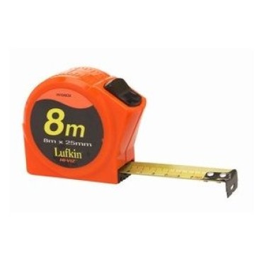 Cooper Hand Tools Lufkin HV1048CM "HI-VIZ" Series Power Tape - 8 Meter