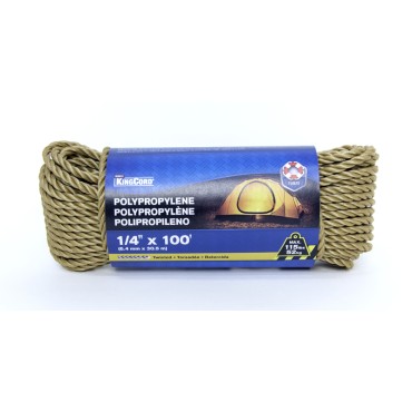 Mibro 301811 1/4x100 TW POLY ROPE 