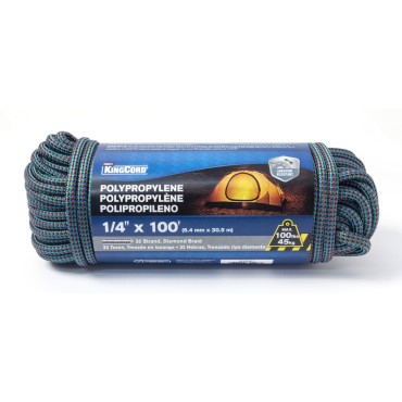 Mibro 302961 1/4X100 POLY ROPE    