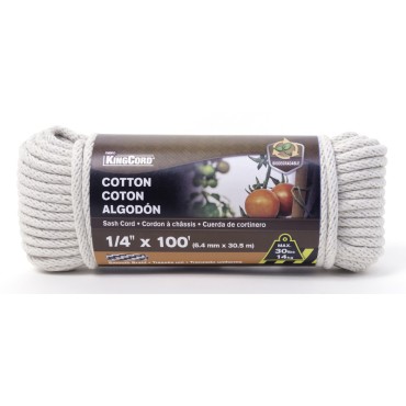 Mibro 308661 1/4x100 COTTON ROPE  