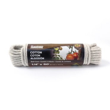 Mibro 342031 1/4x50 COTTON ROPE   