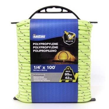 Mibro 459121 1/4X100 POLY ROPE    