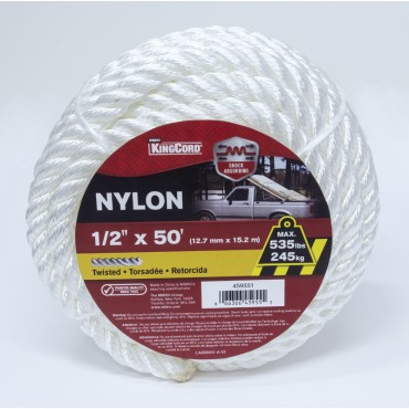 Mibro 459551 1/2x50 TW NYLON ROPE 