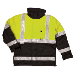 Orange JS111 L ML Kishigo JS111 Polyester 360 Pro Series Parka HIgh-Viz Jacket with Hidden Collar Hood Large Orange JS111 L ML Kishigo JS111 Polyester 360 Pro Series Parka HIgh-Viz Jacket with Hidden Collar Hood Large