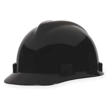 MSA 492559 V-Gard Slotted Caps w/Fas-Trac Black