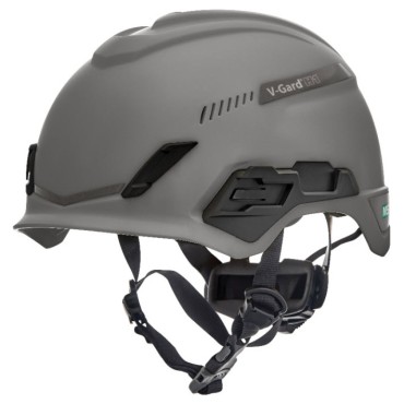 MSA V-Gard H1 Safety Helmet Trivent Gray