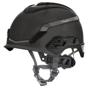 MSA V-Gard H1 Safety Helmet Novent Black