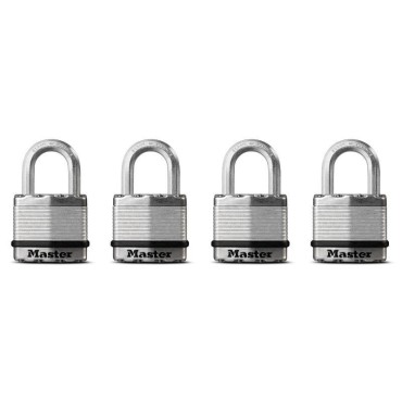 Master Lock M1XQCCSEN 4PK 1-3/4 PADLOCK