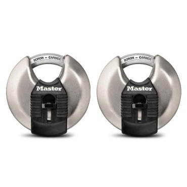 Master Lock M40XTHC 2PK 2-3/4DISC PADLOCK