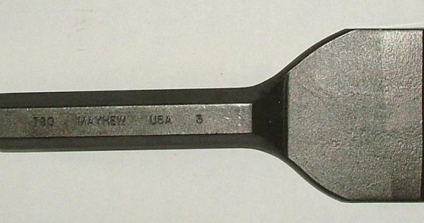 Mayhew Select Mason Chisel, 4 In. X 7-1/2 In., Steel 12302