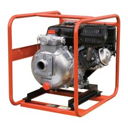 Multiquip QP2TH Gasoline Powered Trash Pump with Honda Motor 211 GPM 2 Suction & Discharge 4.8 HP