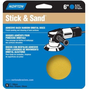 Norton Abrasives 48910 6  80 STIK & SAND DISC
