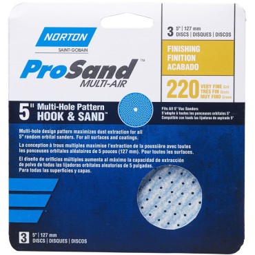 Norton Abrasives 03227 PROSAND 220 H&L DISC