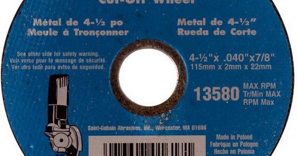 Norton-Saint  016171 6 Pack 4.5x.4x7/8 Right Angle Cut Off Blades 