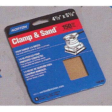 Norton Abrasives 05442 4.5X5.5 FINE SAND SHEET