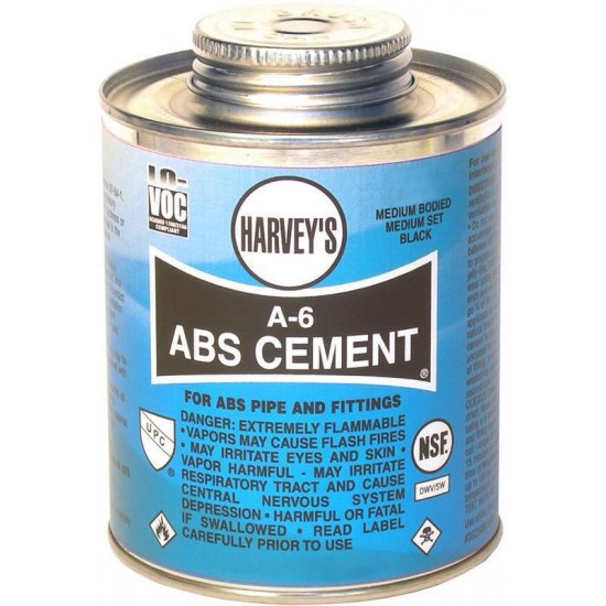 Wylaco Supply Oatey 01851024 1/2PT BL ABS CEMENT