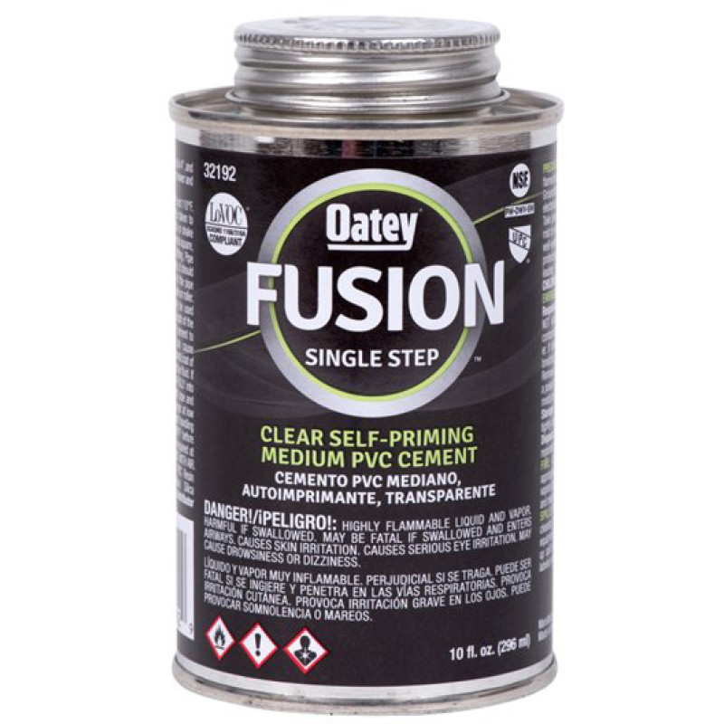 Oatey 32192 10OZ FUSION PVC CEMENT