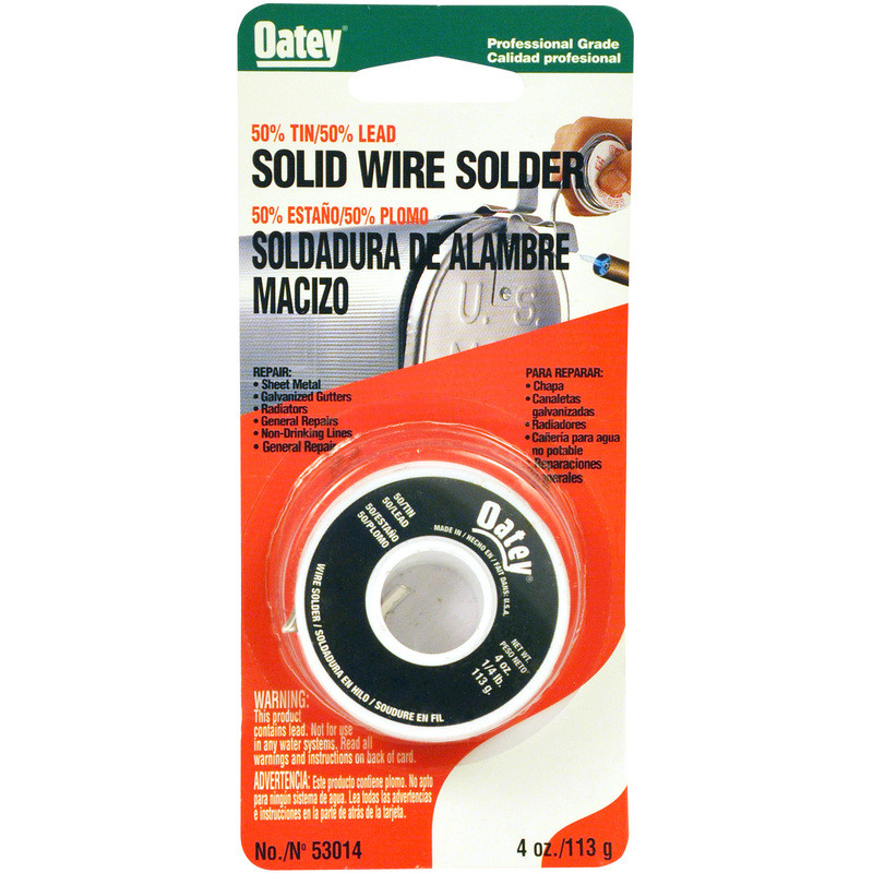 Oatey 53014 1/4# 50/50 SLD WR SOLDER