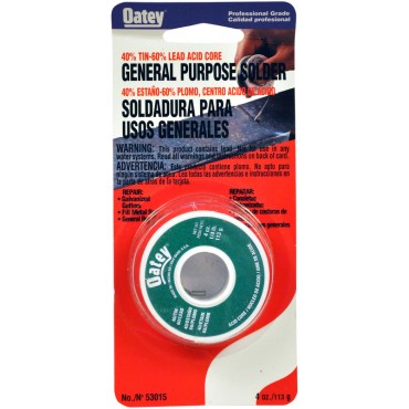 Oatey 53015 1/4# 40/60 ACID SOLDER