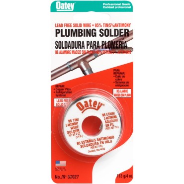 Oatey 53027 1/4# 95/5 LDFREE SOLDER