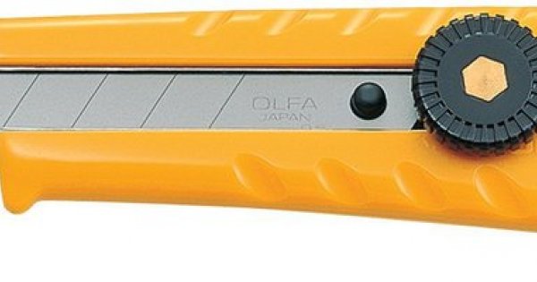 OLFA 5003 L-1 18mm Ratchet-Lock Heavy-Duty Utility Knife (3)